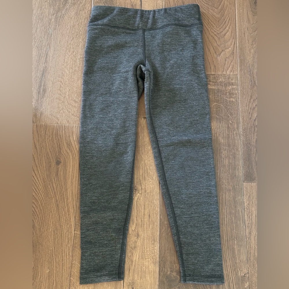 Athleta Girl Sz XL 14 polartec fleece leggings in dark gray